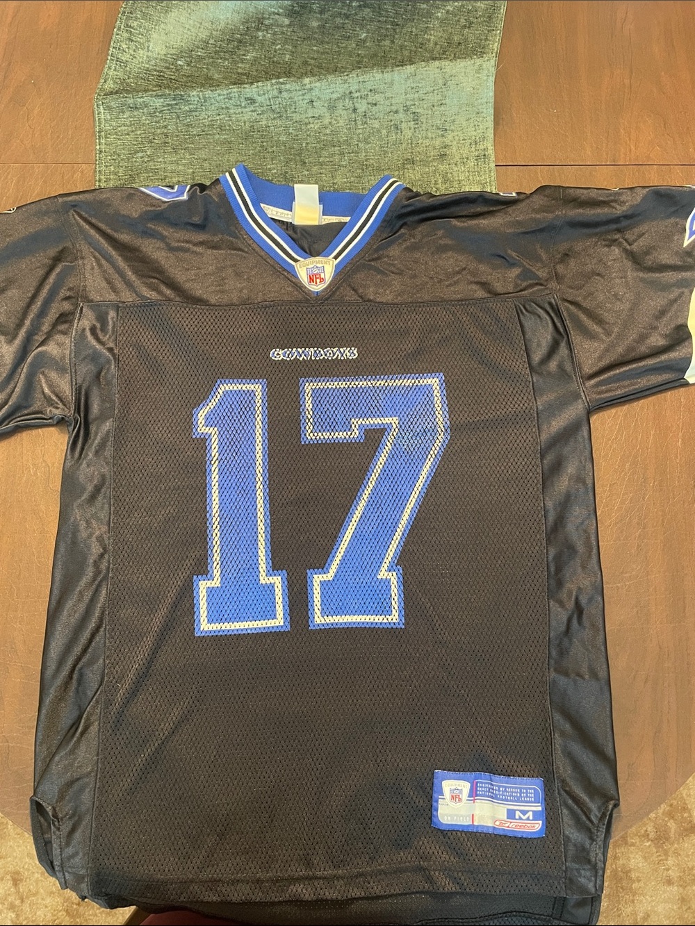 Quincy Carter Dallas Cowboys NFL Black Jersey witho Blue and White #17
